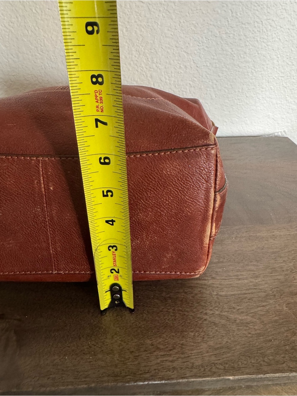 Frye Brown Leather Hobo Shoulder Bag Purse - Picture 4 of 10